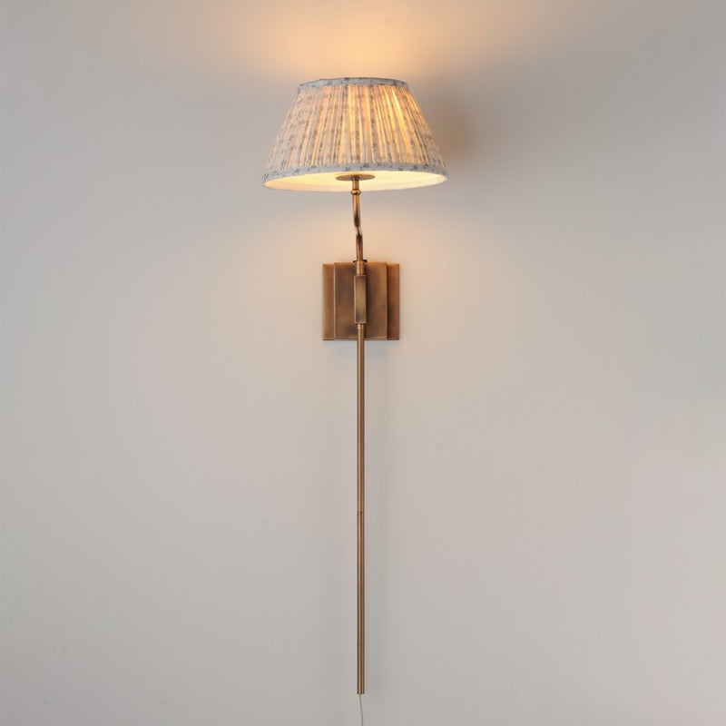 Maxim Lighting Dunbridge 1Lt 39.25" Wall Sconce, Blue Wht/Brs