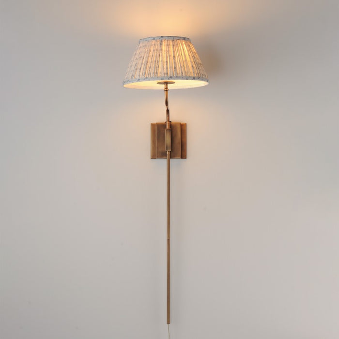 Maxim Lighting Dunbridge 1Lt 39.25" Wall Sconce, Blue Wht/Brs