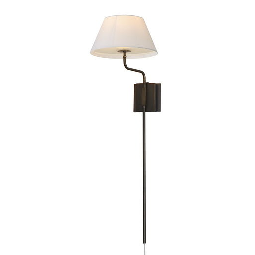 Maxim Lighting Dunbridge 1Lt 39.25" Wall Sconce, Olive Wht/Bronze - 18410OFANB