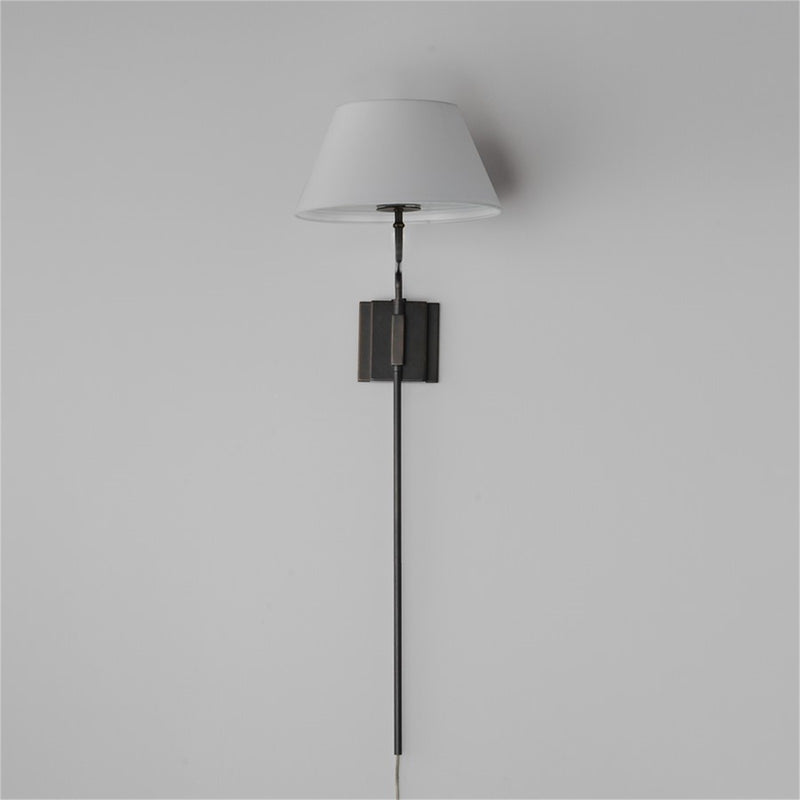 Maxim Lighting Dunbridge 1Lt 39.25" Wall Sconce, Olive Wht/Bronze