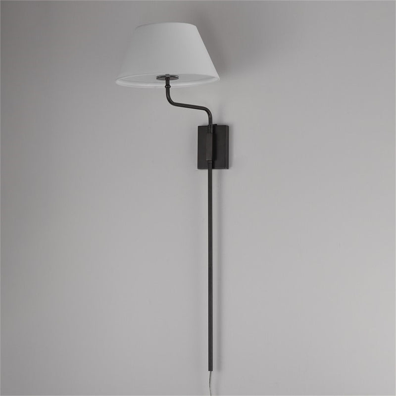 Maxim Lighting Dunbridge 1Lt 39.25" Wall Sconce, Olive Wht/Bronze