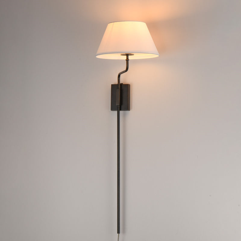 Maxim Lighting Dunbridge 1Lt 39.25" Wall Sconce, Olive Wht/Bronze