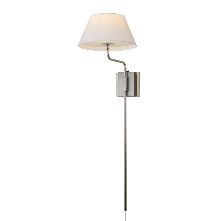 Maxim Lighting Dunbridge 1Lt 39.25" Wall Sconce, Polished Nickel - 18410OFPN