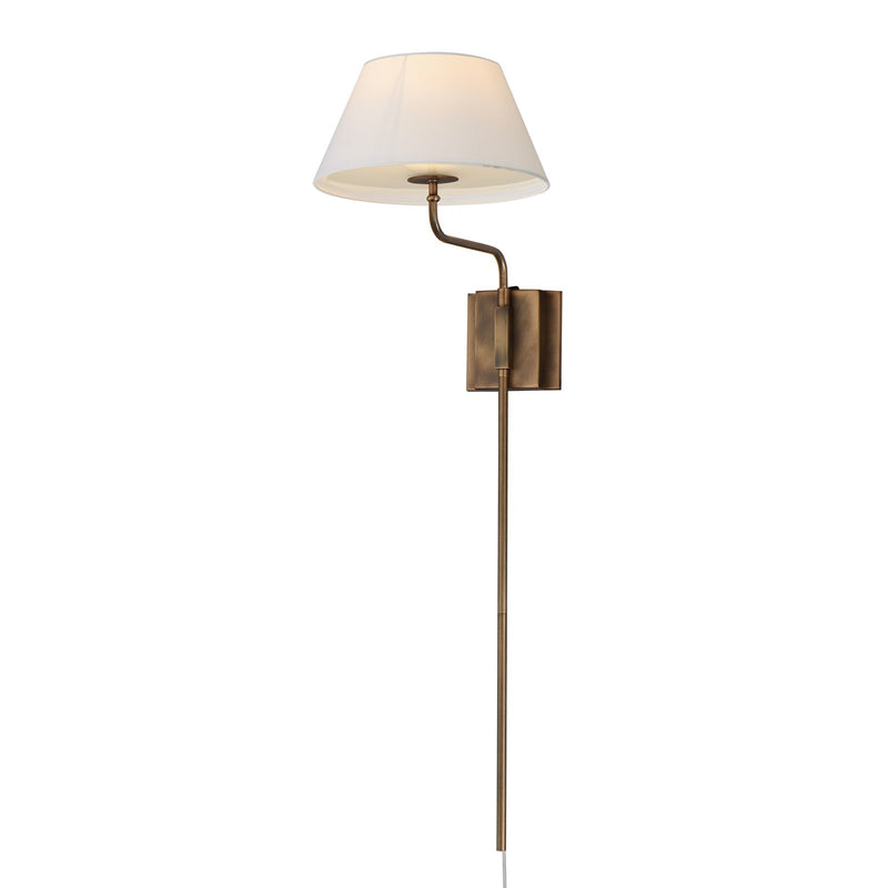 Maxim Lighting Dunbridge 1Lt 39.25" Wall Sconce, Olive Wht/Brs