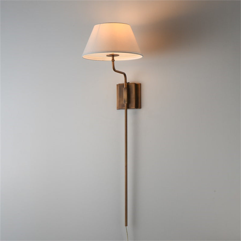 Maxim Lighting Dunbridge 1Lt 39.25" Wall Sconce, Olive Wht/Brs