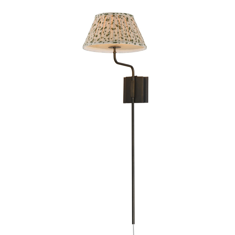 Maxim Lighting Dunbridge 1Lt 39.25" Wall Sconce, Wht/Antique Bronze