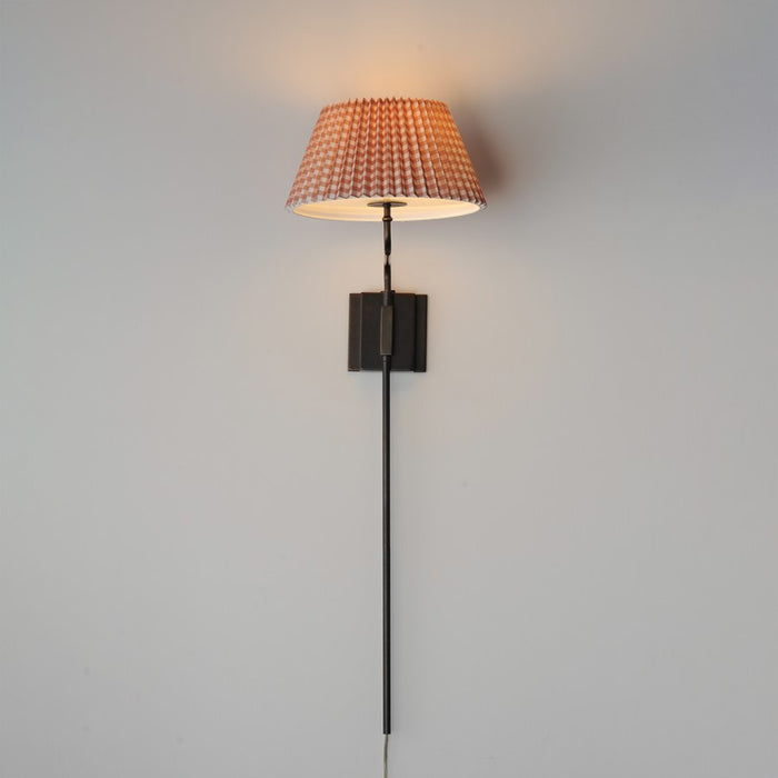 Maxim Lighting Dunbridge 1Lt 39.25" Wall Sconce, Beige/Bronze