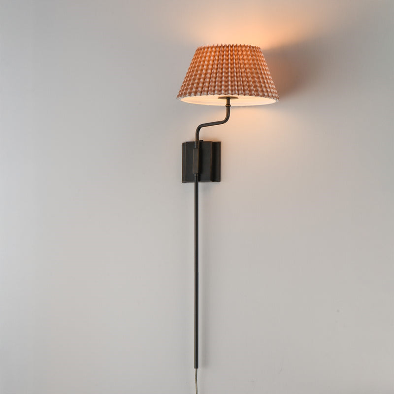 Maxim Lighting Dunbridge 1Lt 39.25" Wall Sconce, Beige/Bronze