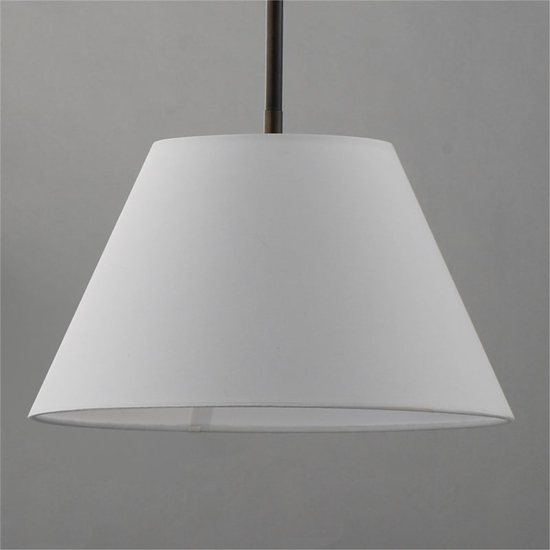 Maxim Lighting Dunbridge 1Lt 9" Single Pendant, Wht/Antique Bronze