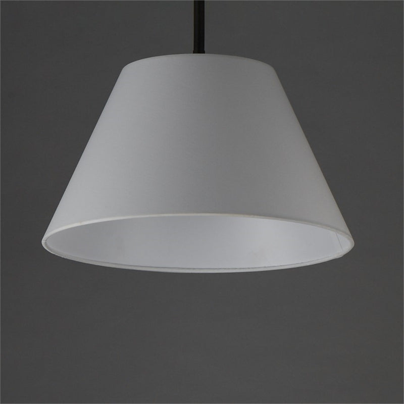 Maxim Lighting Dunbridge 1Lt 9" Single Pendant, Wht/Antique Bronze