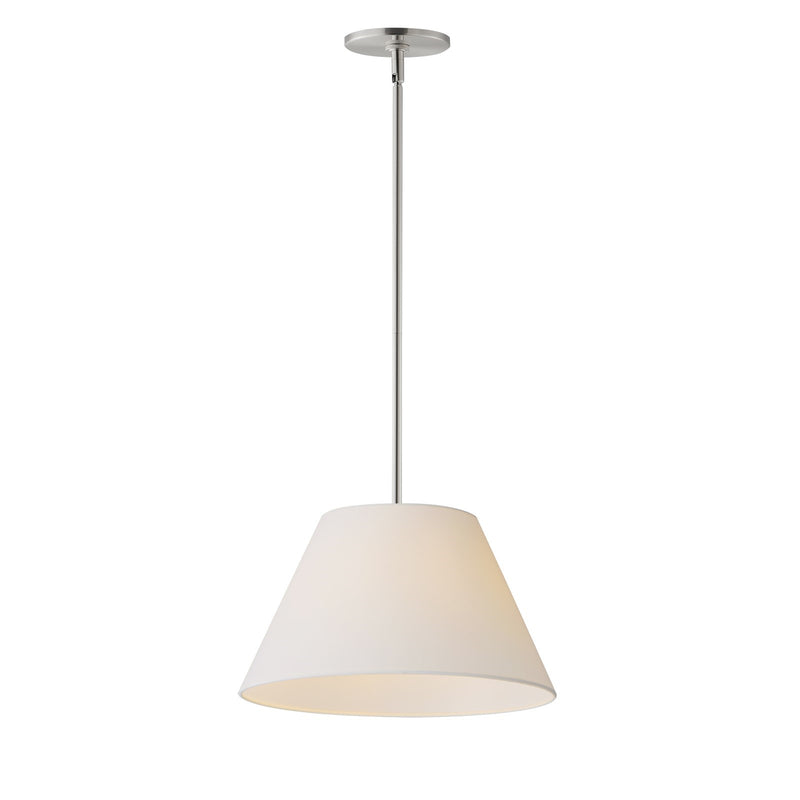 Maxim Lighting Dunbridge 1 Light 9" Single Pendant, Polished Nickel