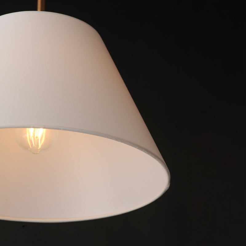 Maxim Lighting Dunbridge 1Lt 9" Single Pendant, Wht/Weathered Brs