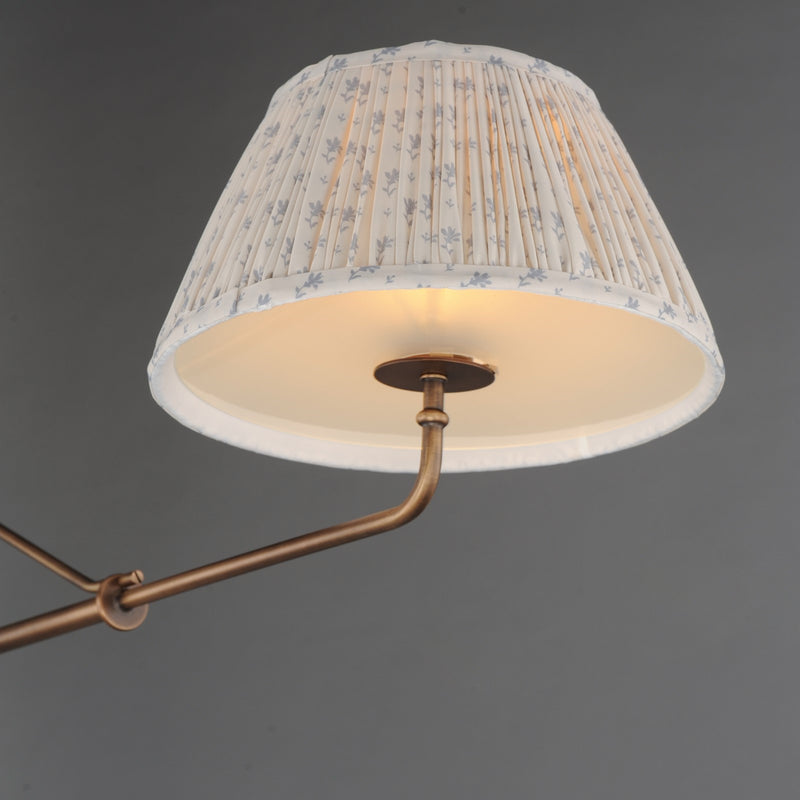 Maxim Lighting Dunbridge 2Lt 11" Linear Pendant, Blue Wht/Brs