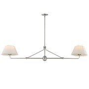 Maxim Lighting Dunbridge 2Lt 11" Linear Pendant, Polished Nickel - 18412OFPN