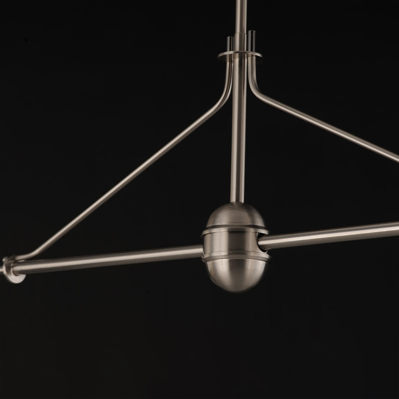 Maxim Lighting Dunbridge 2Lt 11" Linear Pendant, Polished Nickel