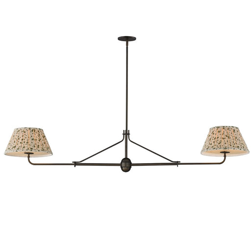 Maxim Lighting Dunbridge 2Lt 11" Linear Pendant, Antique Bronze - 18412OWANB