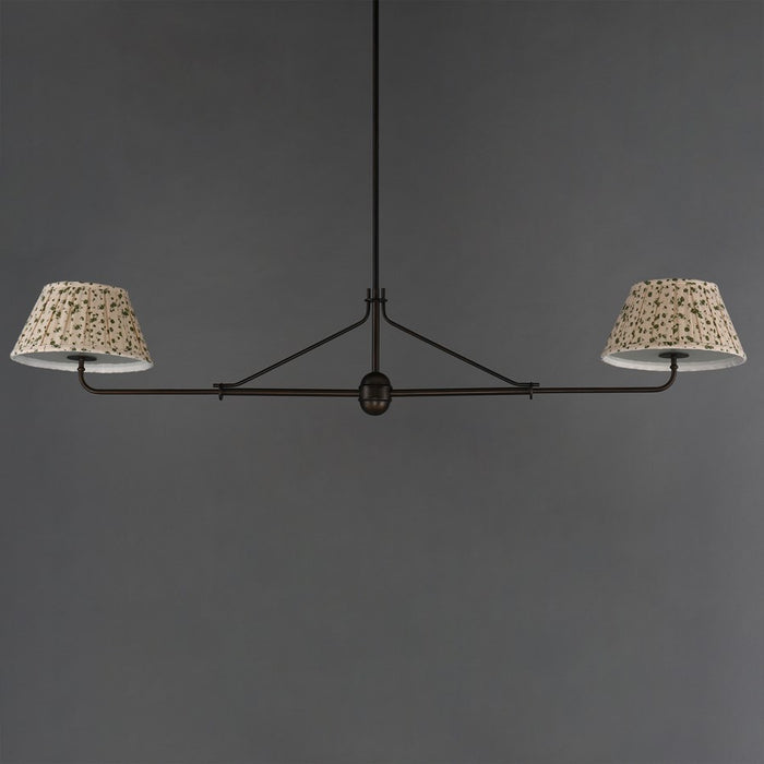 Maxim Lighting Dunbridge 2Lt 11" Linear Pendant, Antique Bronze