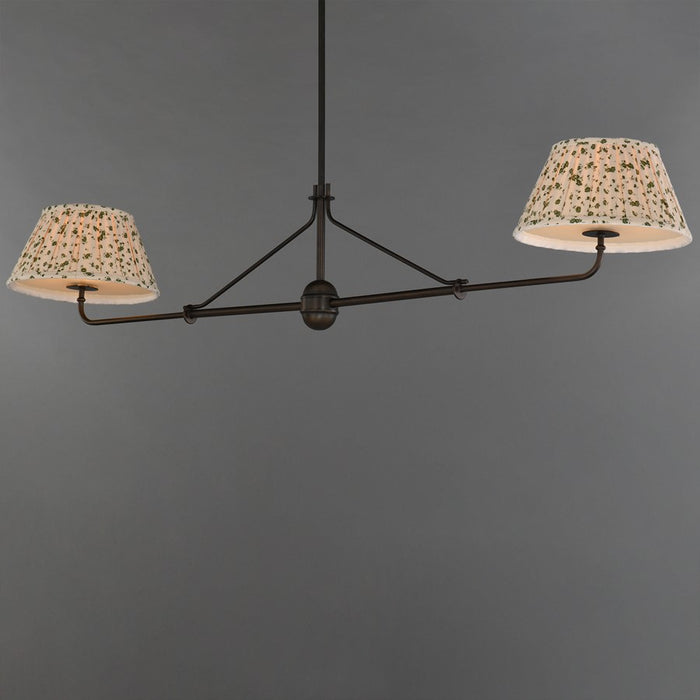 Maxim Lighting Dunbridge 2Lt 11" Linear Pendant, Antique Bronze