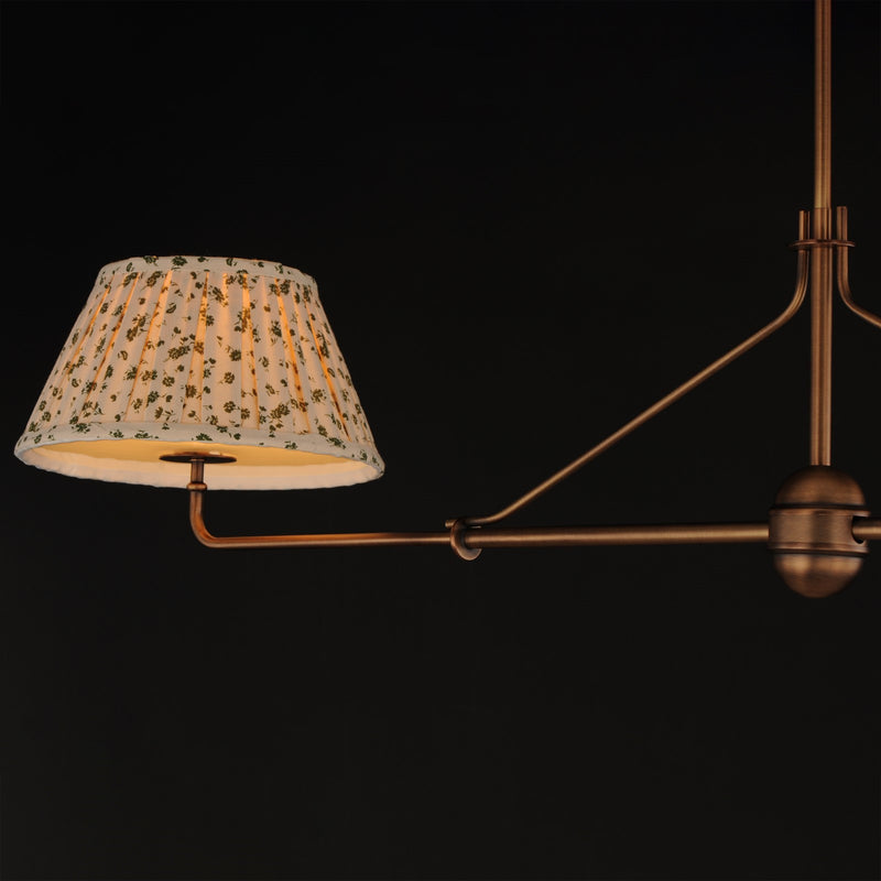 Maxim Lighting Dunbridge 2Lt 11" Linear Pendant, Weathered Brass