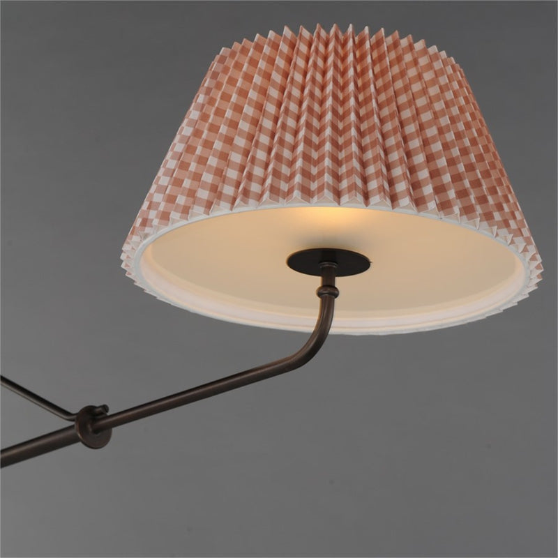 Maxim Lighting Dunbridge 2Lt 11" Linear Pendant, Beige/Bronze