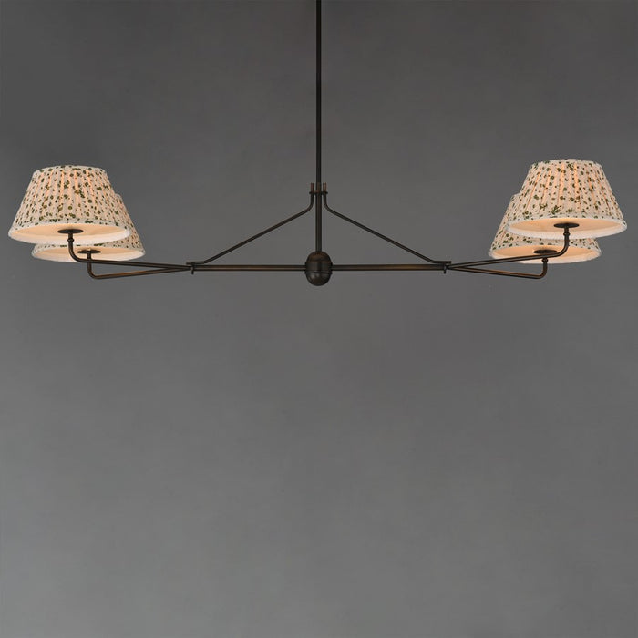 Maxim Lighting Dunbridge 4Lt 11" Linear Pendant, Antique Bronze