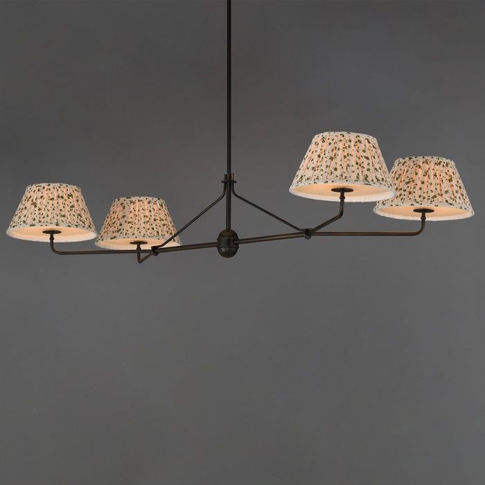 Maxim Lighting Dunbridge 4Lt 11" Linear Pendant, Antique Bronze