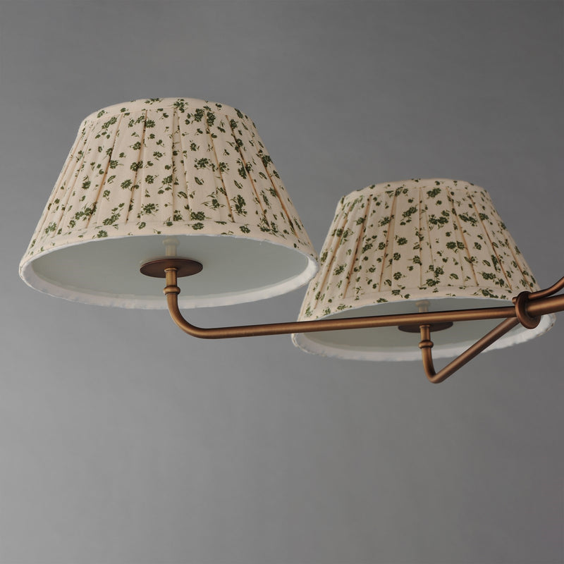 Maxim Lighting Dunbridge 4Lt 11" Linear Pendant, Weathered Brass