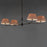 Maxim Lighting Dunbridge 4Lt 11" Linear Pendant, Beige/Bronze