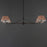 Maxim Lighting Dunbridge 4Lt 11" Linear Pendant, Beige/Bronze