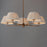 Maxim Lighting Dunbridge 5Lt 10.75" Chandelier, Blue Wht/Brs