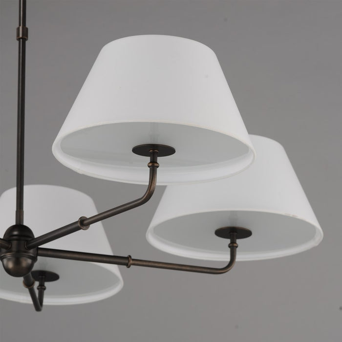 Maxim Lighting Dunbridge 5 Light 10.75" Chandelier, Antique Bronze