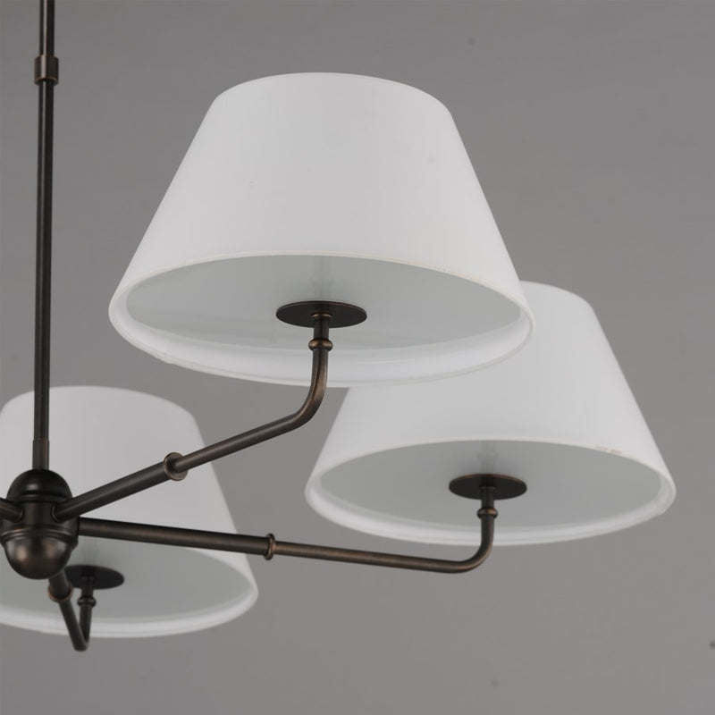 Maxim Lighting Dunbridge 5 Light 10.75" Chandelier, Antique Bronze