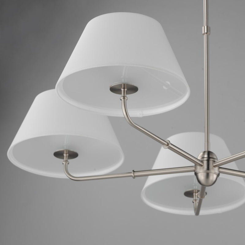 Maxim Lighting Dunbridge 5 Light 10.75" Chandelier, Polished Nickel