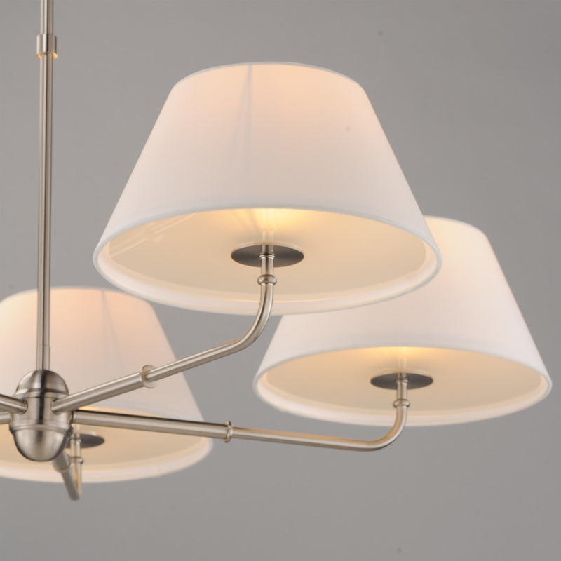 Maxim Lighting Dunbridge 5 Light 10.75" Chandelier, Polished Nickel