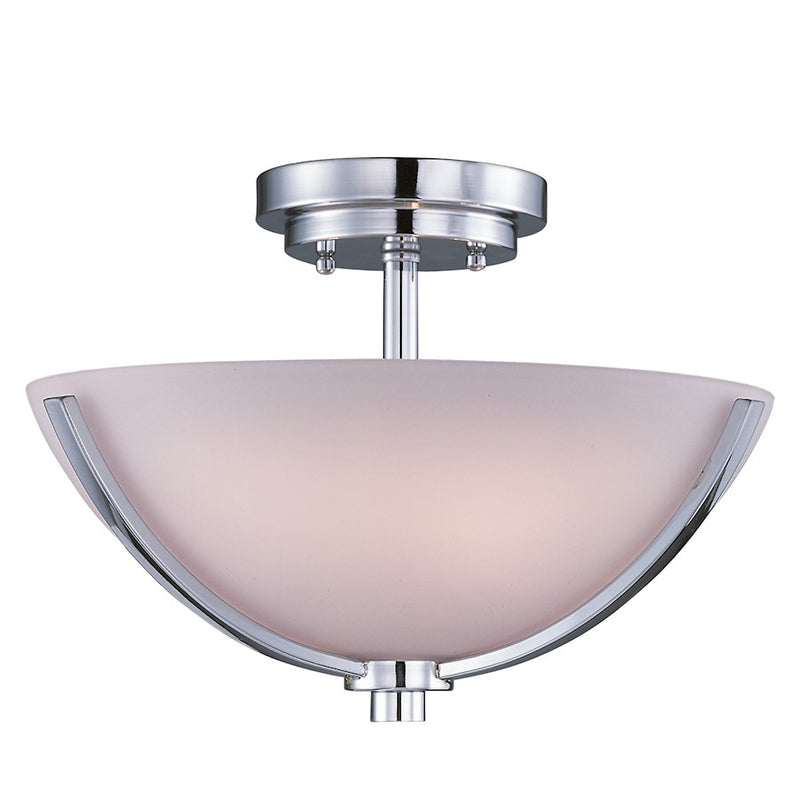 Maxim Lighting Rocco 3-Light Semi-Flush in Polished Chrome