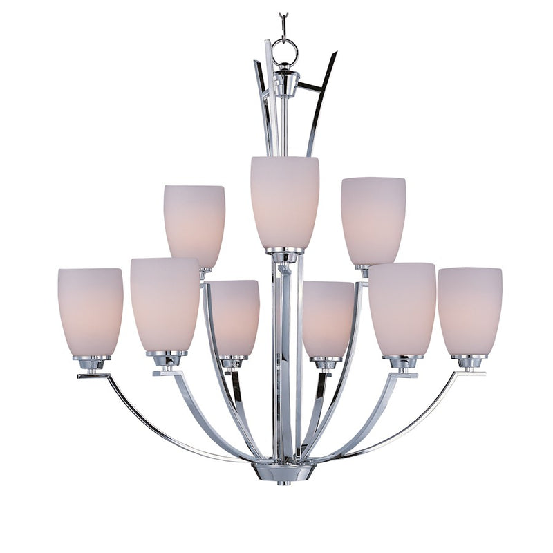 Maxim Lighting Rocco 9-Light Chandelier in Polished Chrome