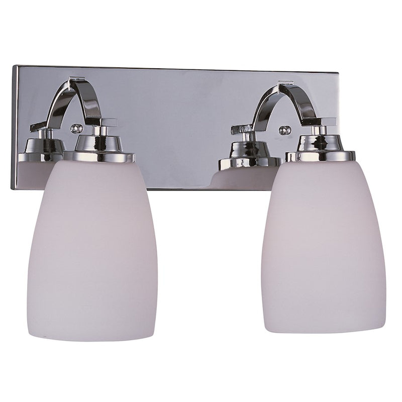 Maxim Lighting Rocco 2-Light Vanity in Polished Chrome