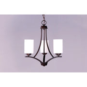Maxim Lighting Deven 3-Light Chandelier in Oil Rubbed Bronze
