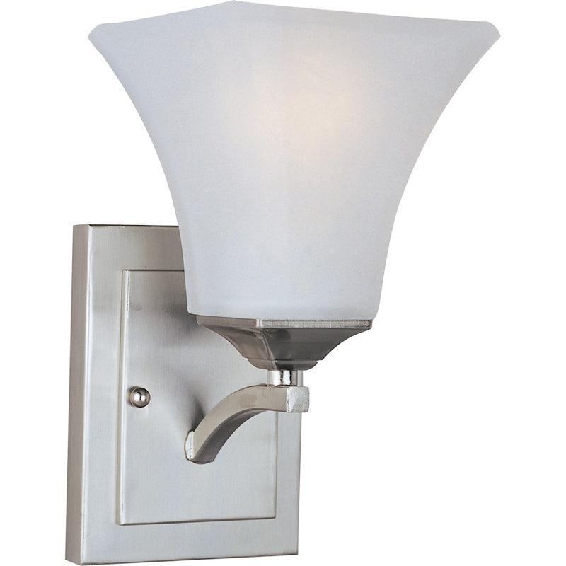 Maxim Lighting Aurora 1-Light Wall Sconce Satin Nickel