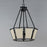 Maxim Lighting Montauk 4-Light Chandelier, Black