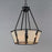 Maxim Lighting Montauk 4-Light Chandelier, Black