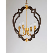 Maxim Lighting 24.25" x 22.25" Crest 4 Lt Chandelier, Bronze/Brass