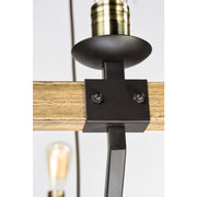 Maxim Lighting Lodge 8 Light Chandelier, Weathered Oak/Bronze