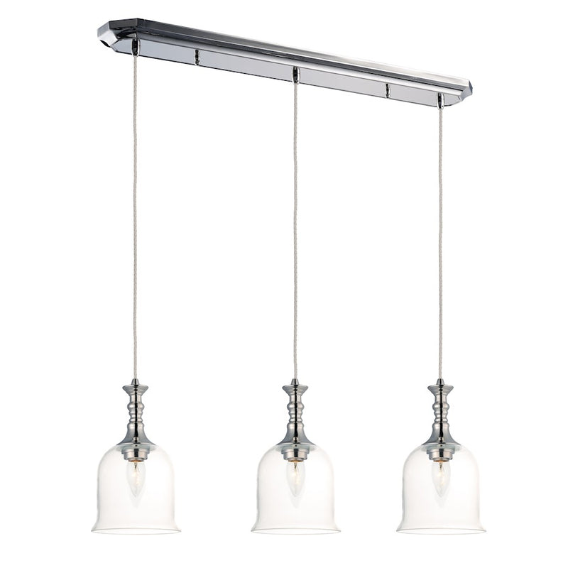 Maxim Lighting Centennial 3-Light Pendant, Polished Nickel