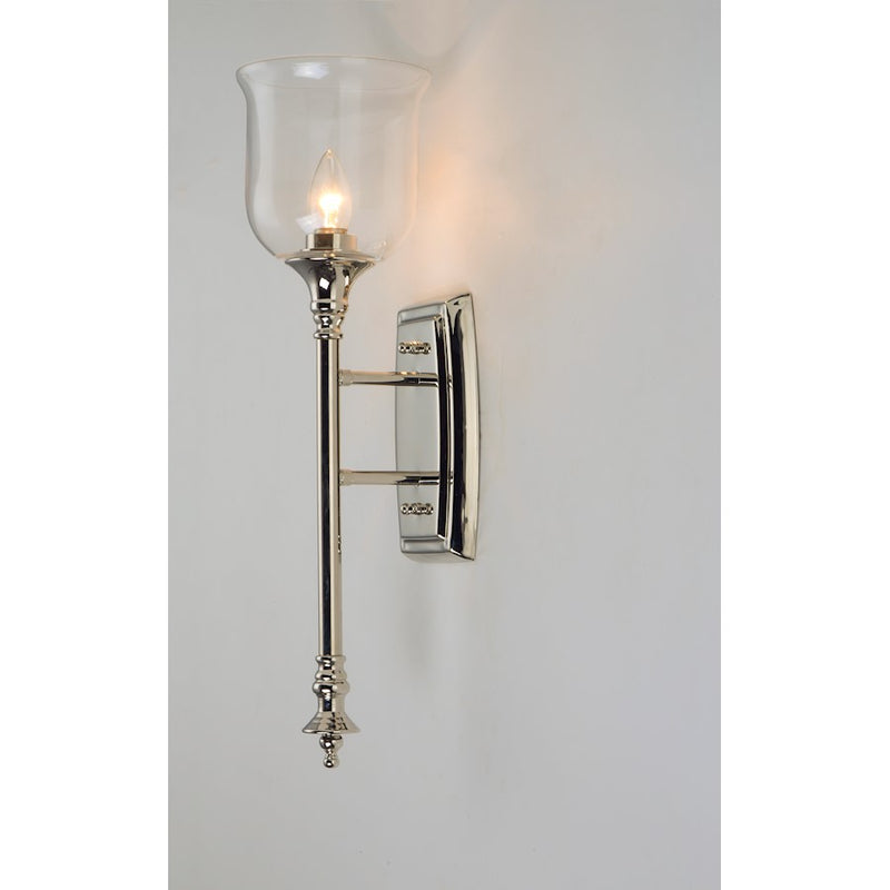 Maxim Lighting Centennial 1-Light Wall Sconce, Polished Nickel