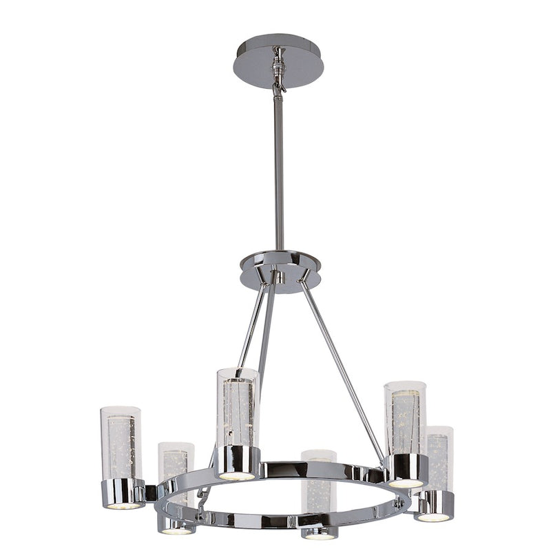 Maxim Lighting Sync 6 Light LED Chandelier, Polished Chrome