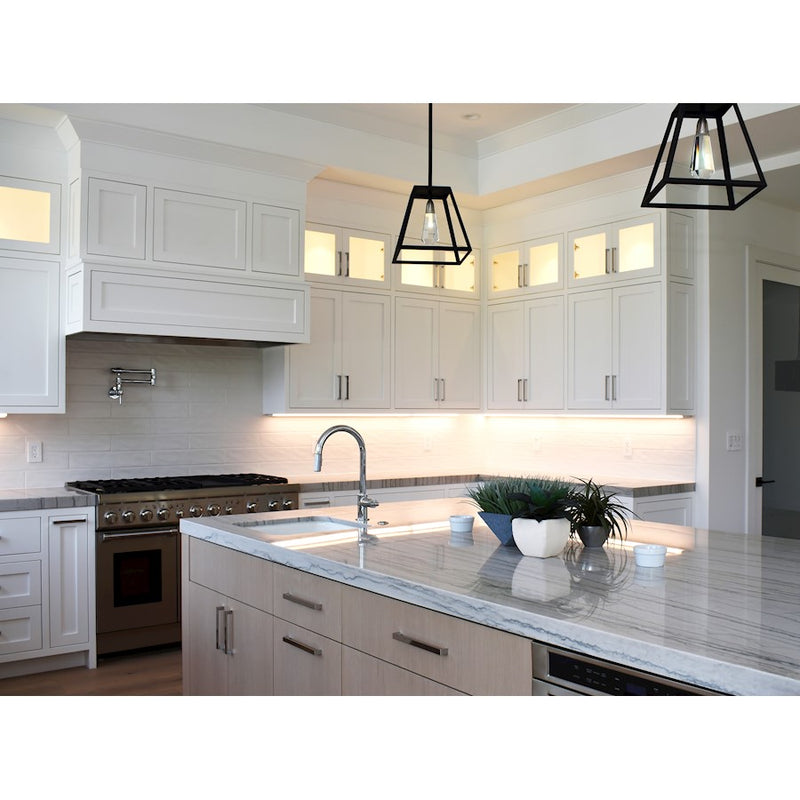 Maxim Lighting Silhouette LED Pendant, Black/Crystal
