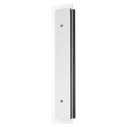 Maxim Lighting Spectre 1Lt 30" Sconce, Black/Brass/Ribbed - 21193CRBKNAB