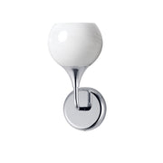 Maxim Lighting Neve 1 Light Wall Sconce, Polished Chrome/Marble - 21221MRPC