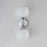 Maxim Lighting Neve 2 Light Wall Sconce, Polished Chrome/Marble